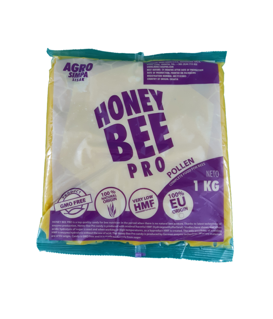 Hrana de albine Honey Bee Pro POLEN - 1kg.