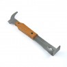 Multifunctional stainless steel chisel with wooden handle