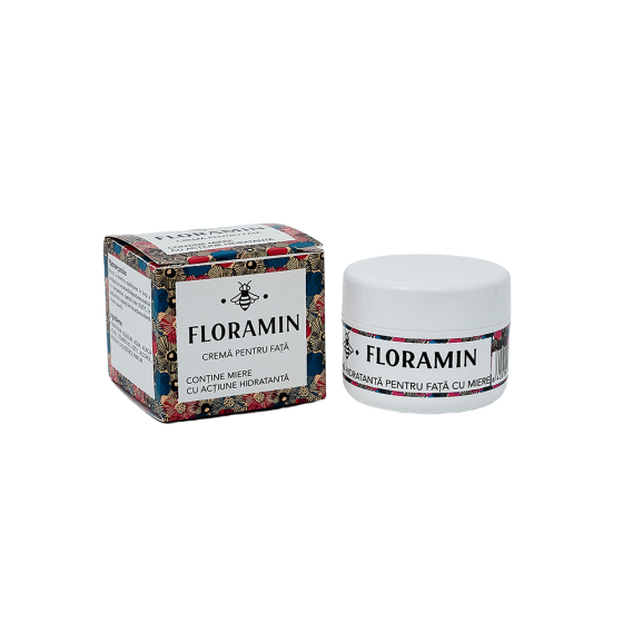 Floramin crema pentru fata cu miere din flori de salcam